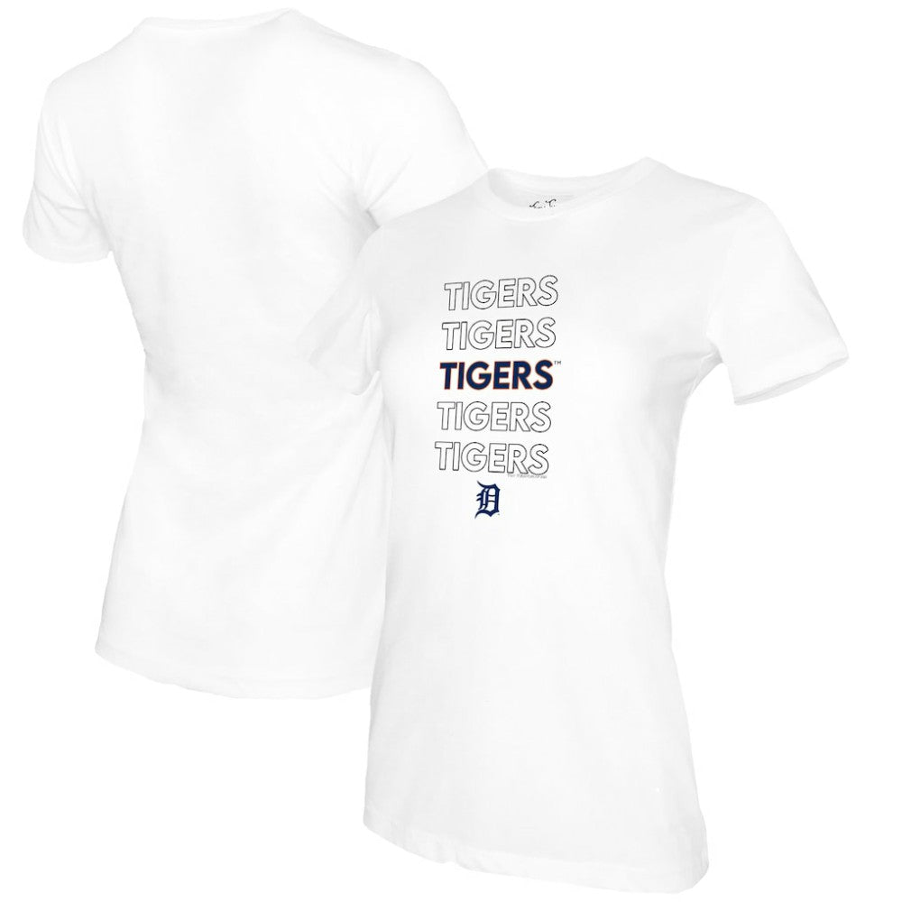 Detroit Tigers Tiny Turnip Women's Stacked T-Shirt Sale
