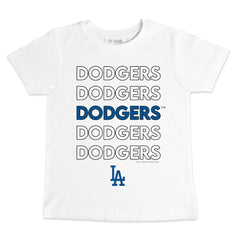 Los Angeles Dodgers Tiny Turnip Youth Stacked T-Shirt for sale