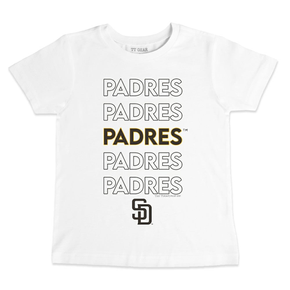 San Diego Padres Tiny Turnip Youth Stacked T-Shirt Clearance