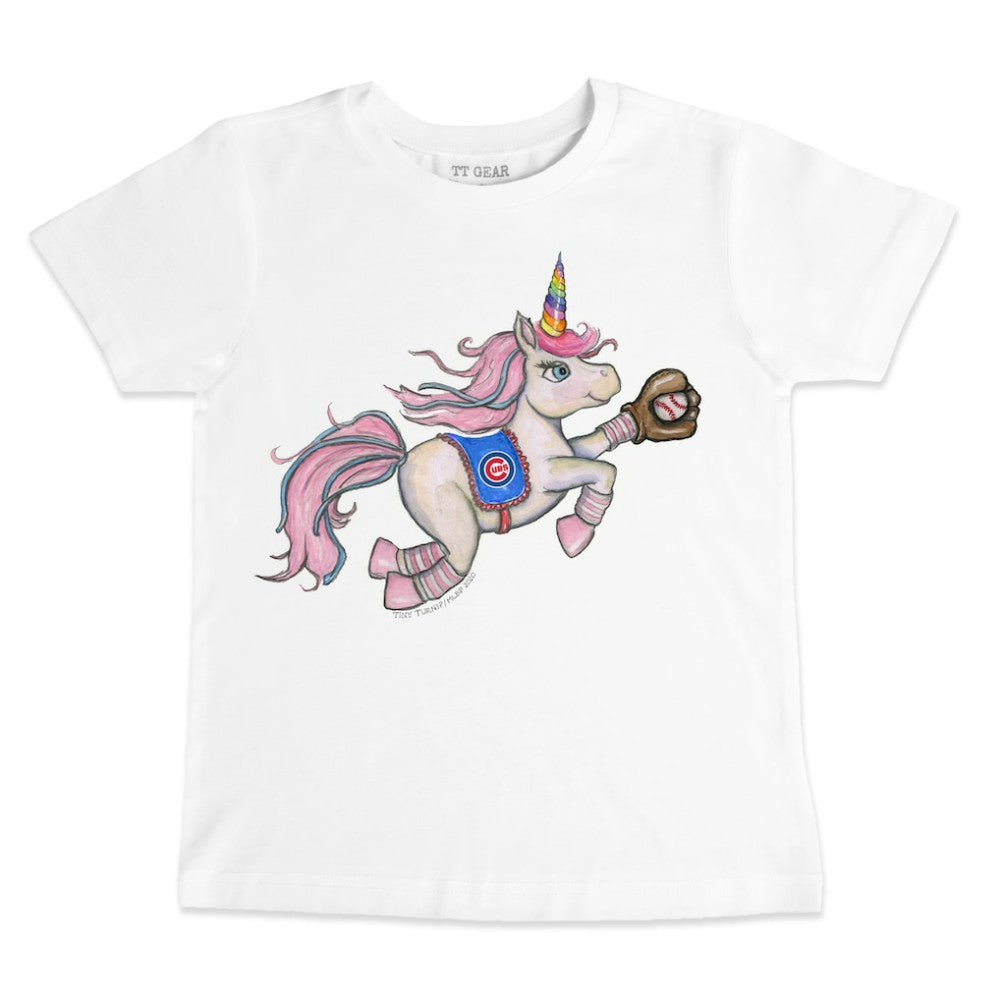 Chicago Cubs Tiny Turnip Youth Unicorn T-Shirt discount