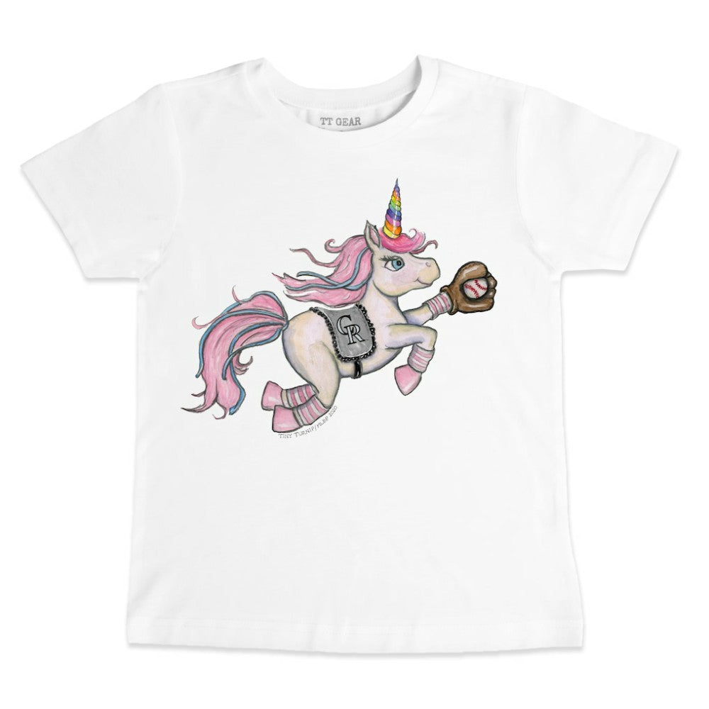 Colorado Rockies Tiny Turnip Youth Unicorn T-Shirt Clearance