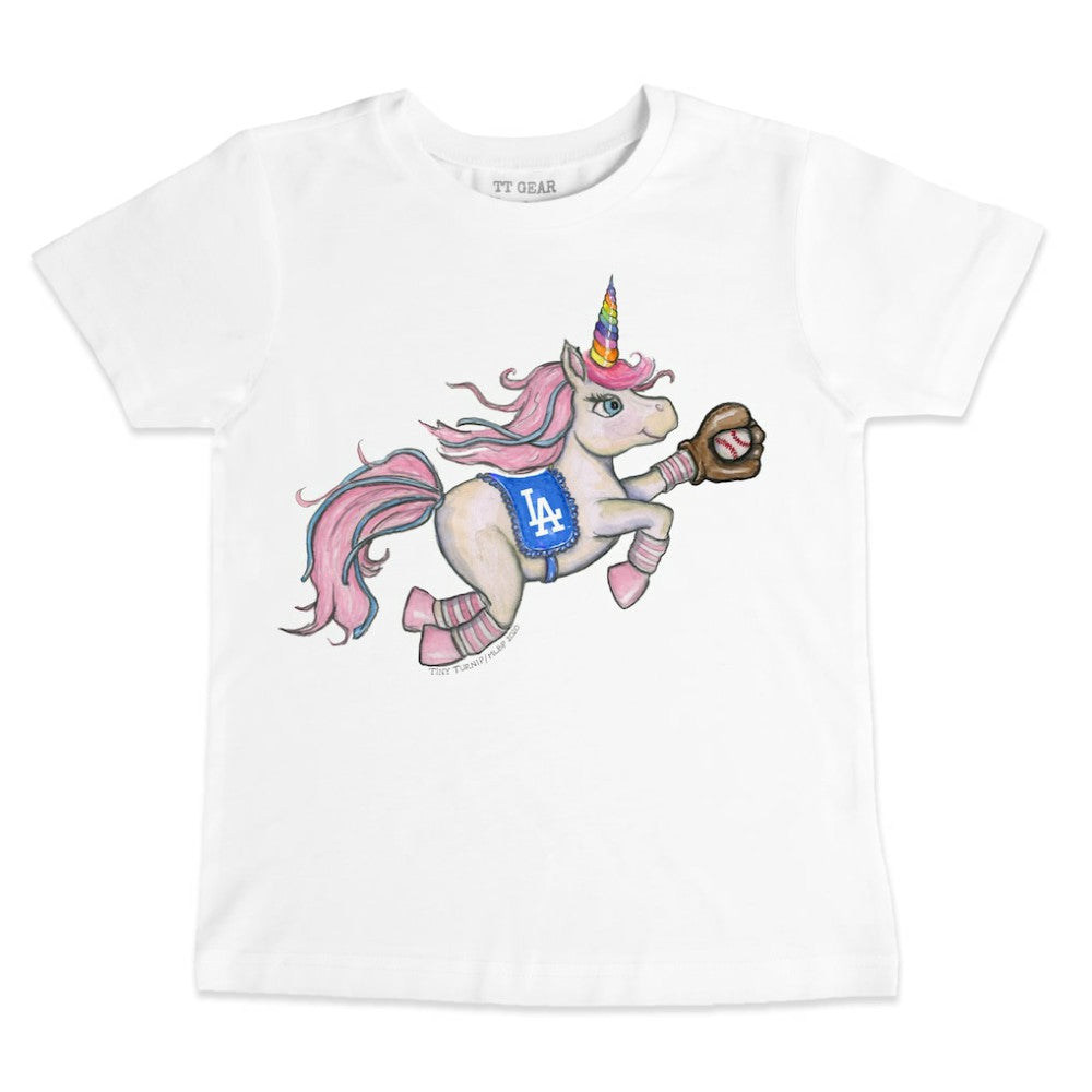 Los Angeles Dodgers Tiny Turnip Youth Unicorn T-Shirt for sale