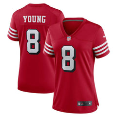 Steve Young San Francisco 49ers Women's Alternate Game Jersey Scarlet - Nike