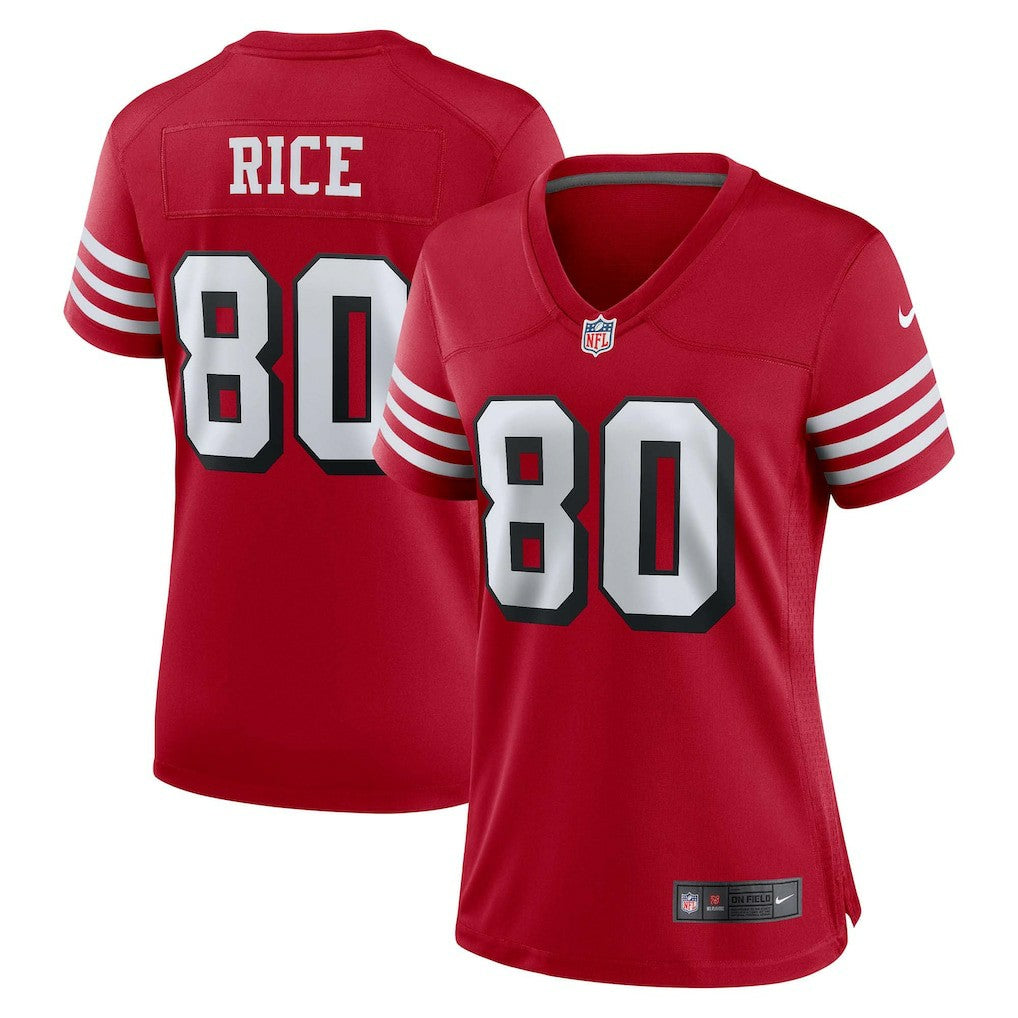 Jerry Rice San Francisco 49ers Women's Alternate Game Jersey Scarlet - Nike