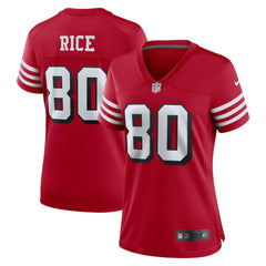 Jerry Rice San Francisco 49ers Women's Alternate Game Jersey Scarlet - Nike