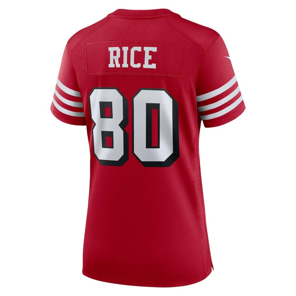 Jerry Rice San Francisco 49ers Women's Alternate Game Jersey Scarlet - Nike