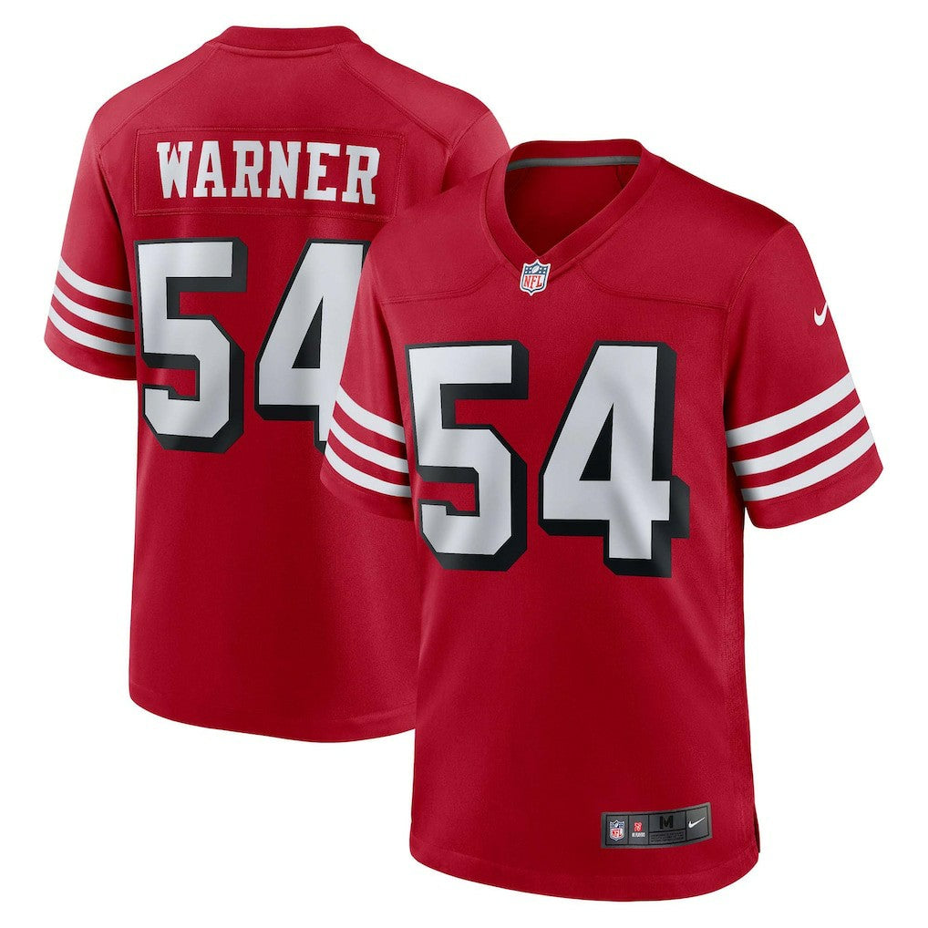Fred Warner San Francisco 49ers Alternate Game Jersey Scarlet - Nike