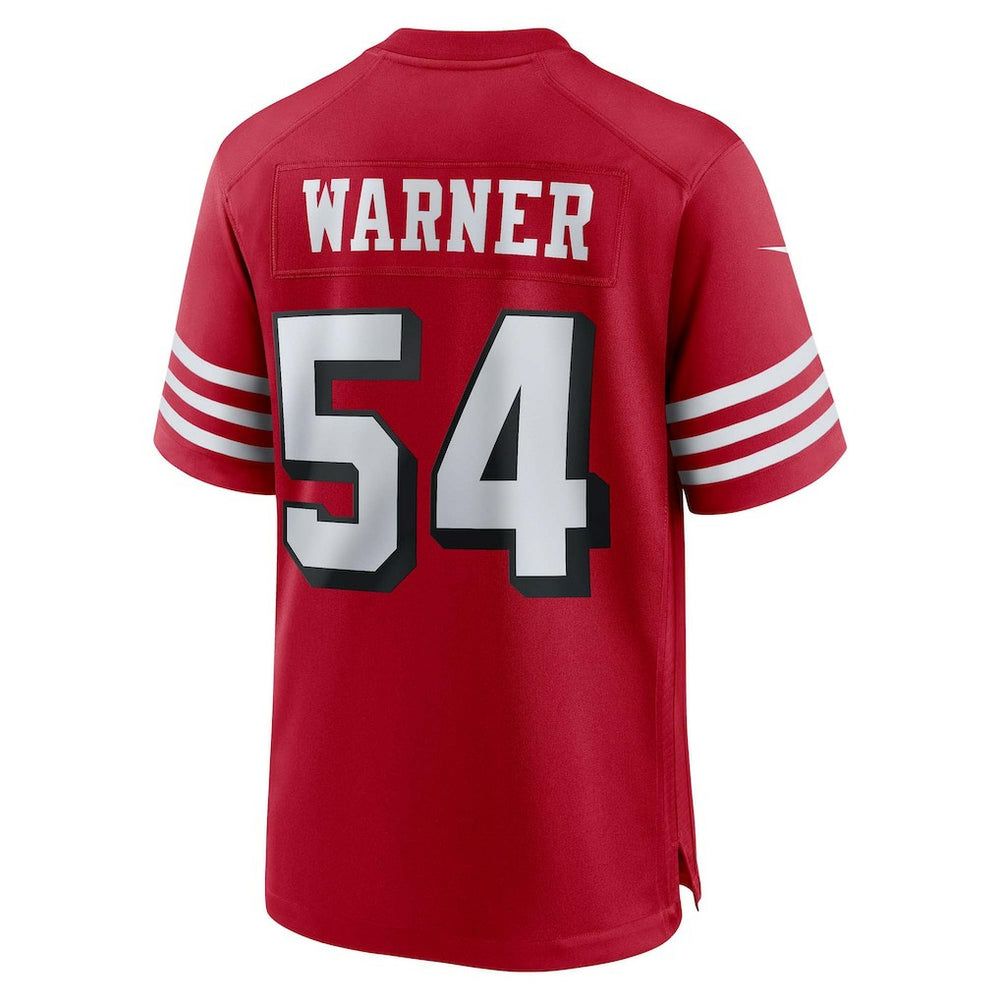 Fred Warner San Francisco 49ers Alternate Game Jersey Scarlet - Nike
