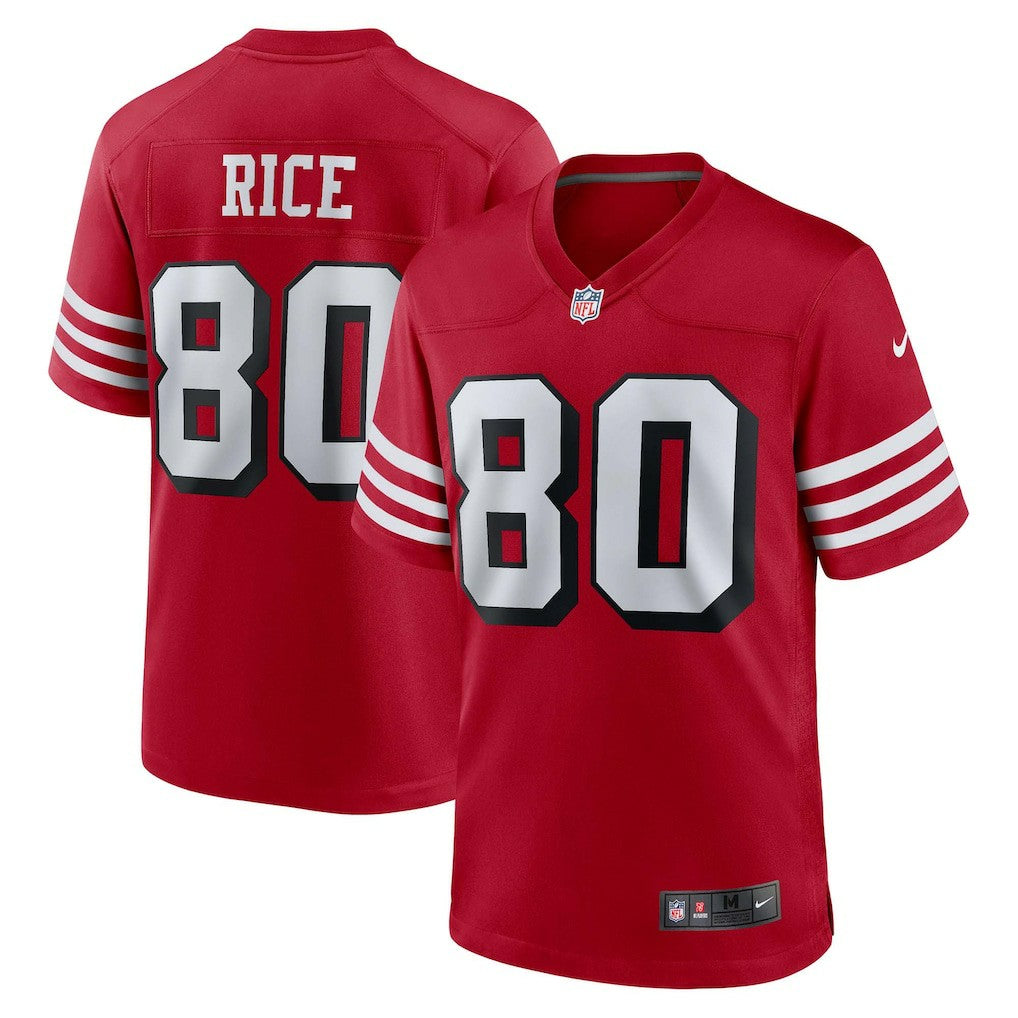Jerry Rice San Francisco 49ers Retired Player Alternate Game Jersey Scarlet - Nike