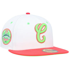 Chicago White Sox New Era Cooperstown Collection Comiskey Park 75th Anniversary Strawberry Lolli 59FIFTY Fitted Hat for sale