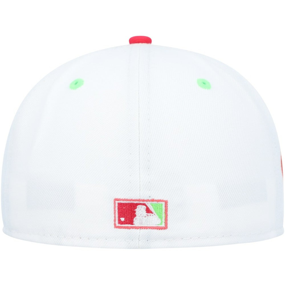 Chicago White Sox New Era Cooperstown Collection Comiskey Park 75th Anniversary Strawberry Lolli 59FIFTY Fitted Hat for sale