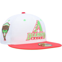 Arizona Diamondbacks New Era 1998 Inaugural Season Strawberry Lolli 59FIFTY Fitted Hat Lifestyle