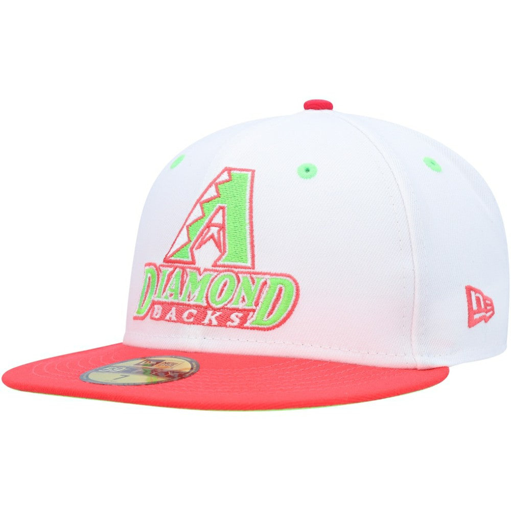 Arizona Diamondbacks New Era 1998 Inaugural Season Strawberry Lolli 59FIFTY Fitted Hat Lifestyle