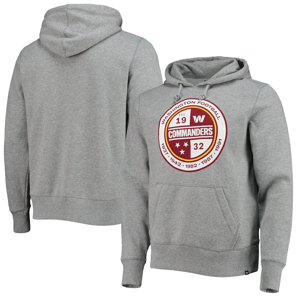 Washington Commanders '47 Imprint Headline Pullover Hoodie Gray - 47 brand