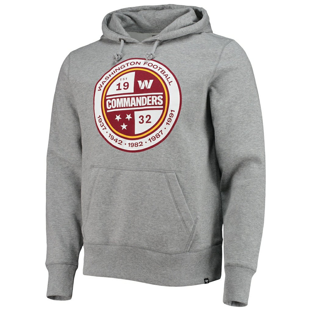 Washington Commanders '47 Imprint Headline Pullover Hoodie Gray - 47 brand