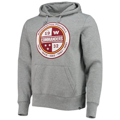 Washington Commanders '47 Imprint Headline Pullover Hoodie Gray - 47 brand