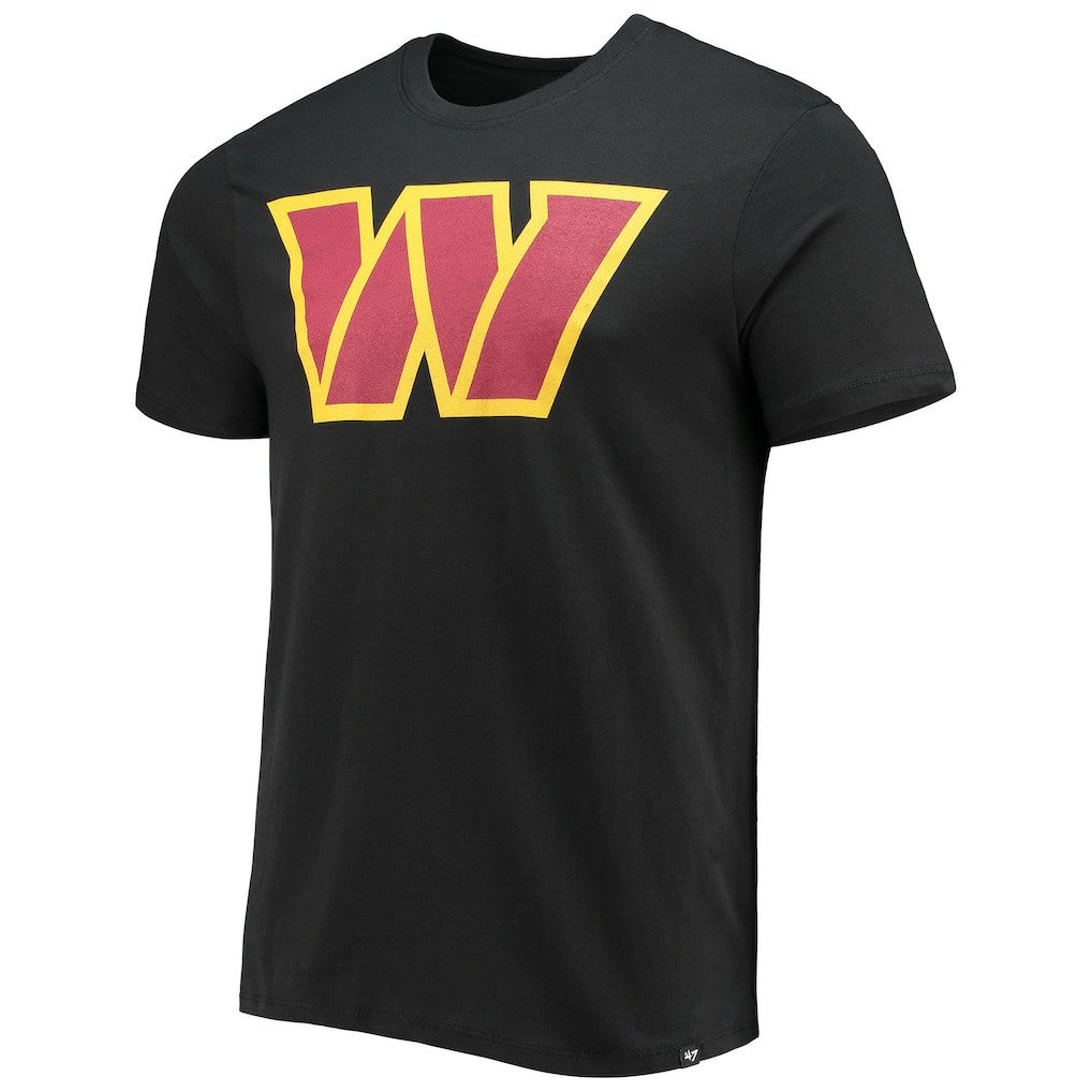 Washington Commanders '47 Imprint Super Rival T-Shirt Black - 47 brand