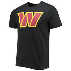 Washington Commanders '47 Imprint Super Rival T-Shirt Black - 47 brand