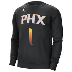 NBA - Devin Booker Phoenix Suns Jordan Brand Statement Name & Number Pullover Sweatshirt - Black