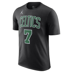 NBA - Jaylen Brown Boston Celtics Jordan Brand 2022/23 Statement Edition Name & Number T-Shirt - Black