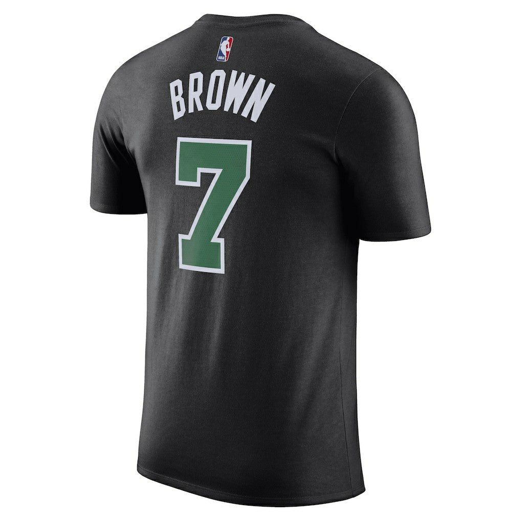 NBA - Jaylen Brown Boston Celtics Jordan Brand 2022/23 Statement Edition Name & Number T-Shirt - Black