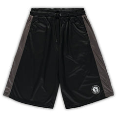 Fanatics - Brooklyn Nets Big & Tall Performance Shorts - Black/Charcoal