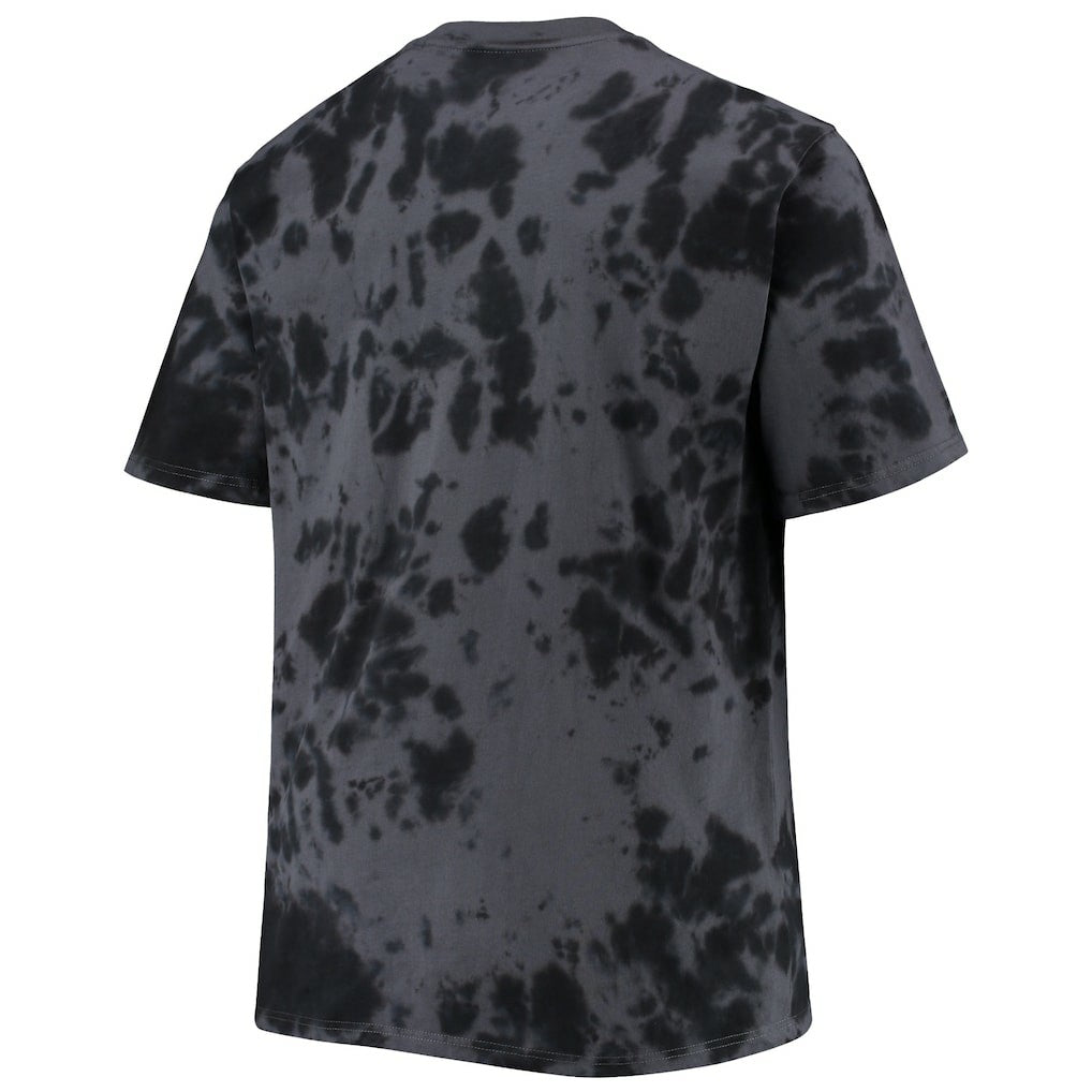 NBA - Brooklyn Nets Big & Tall Marble Dye Tonal Performance T-Shirt - Black