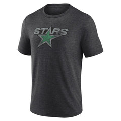 Dallas Stars - Wraparound Tri-Blend T-Shirt Charcoal