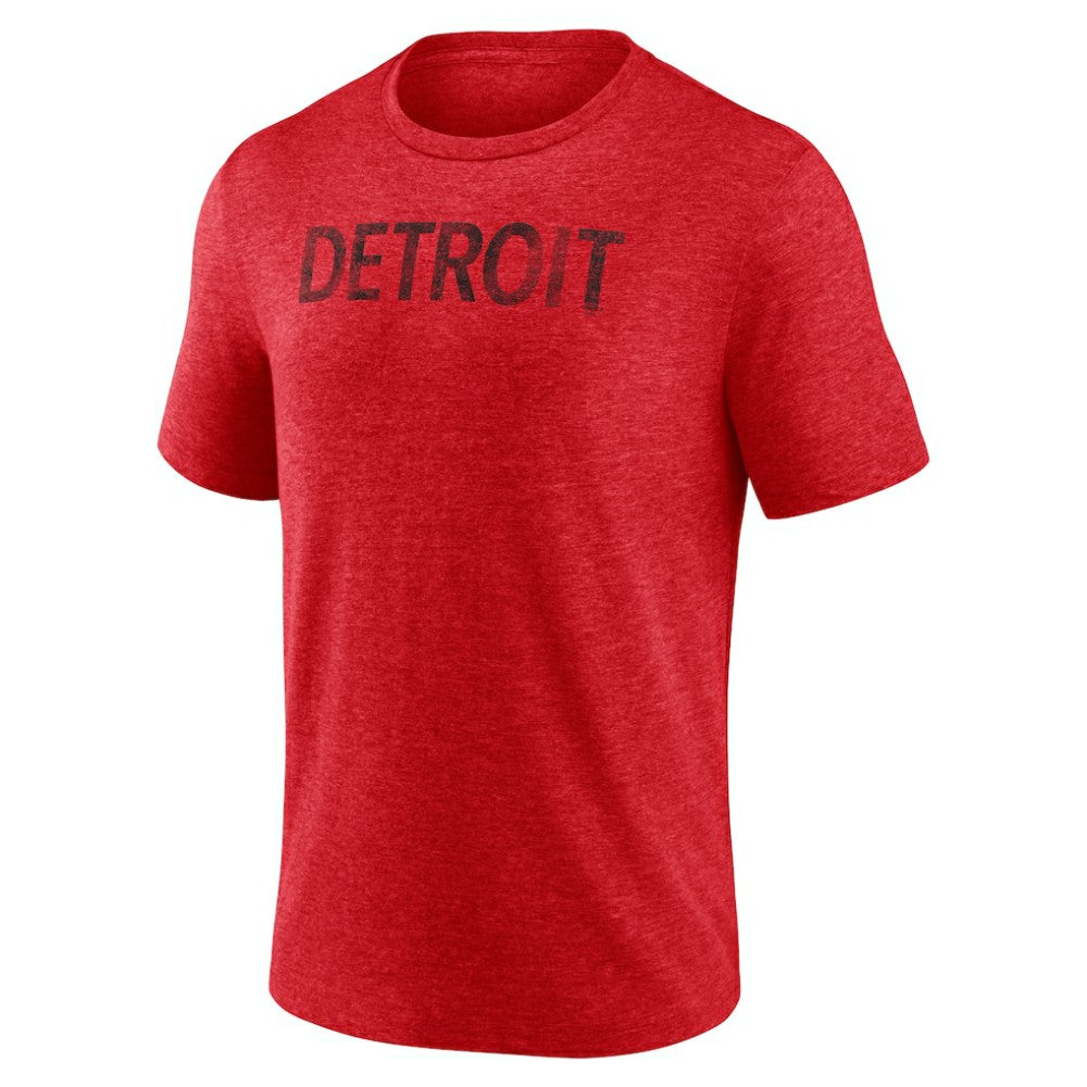 Detroit Red Wings - Wraparound Tri-Blend T-Shirt Red