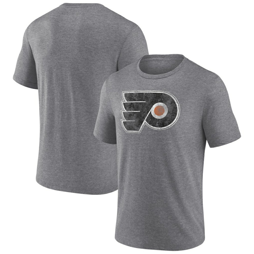 Philadelphia Flyers - Wraparound Tri-Blend T-Shirt Heather Gray