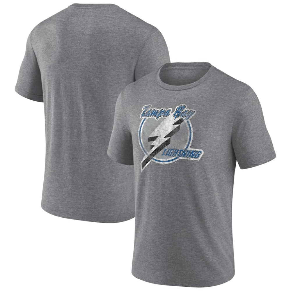 Tampa Bay Lightning - Wraparound Tri-Blend T-Shirt Heather Gray