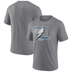 Tampa Bay Lightning - Wraparound Tri-Blend T-Shirt Heather Gray