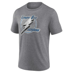 Tampa Bay Lightning - Wraparound Tri-Blend T-Shirt Heather Gray