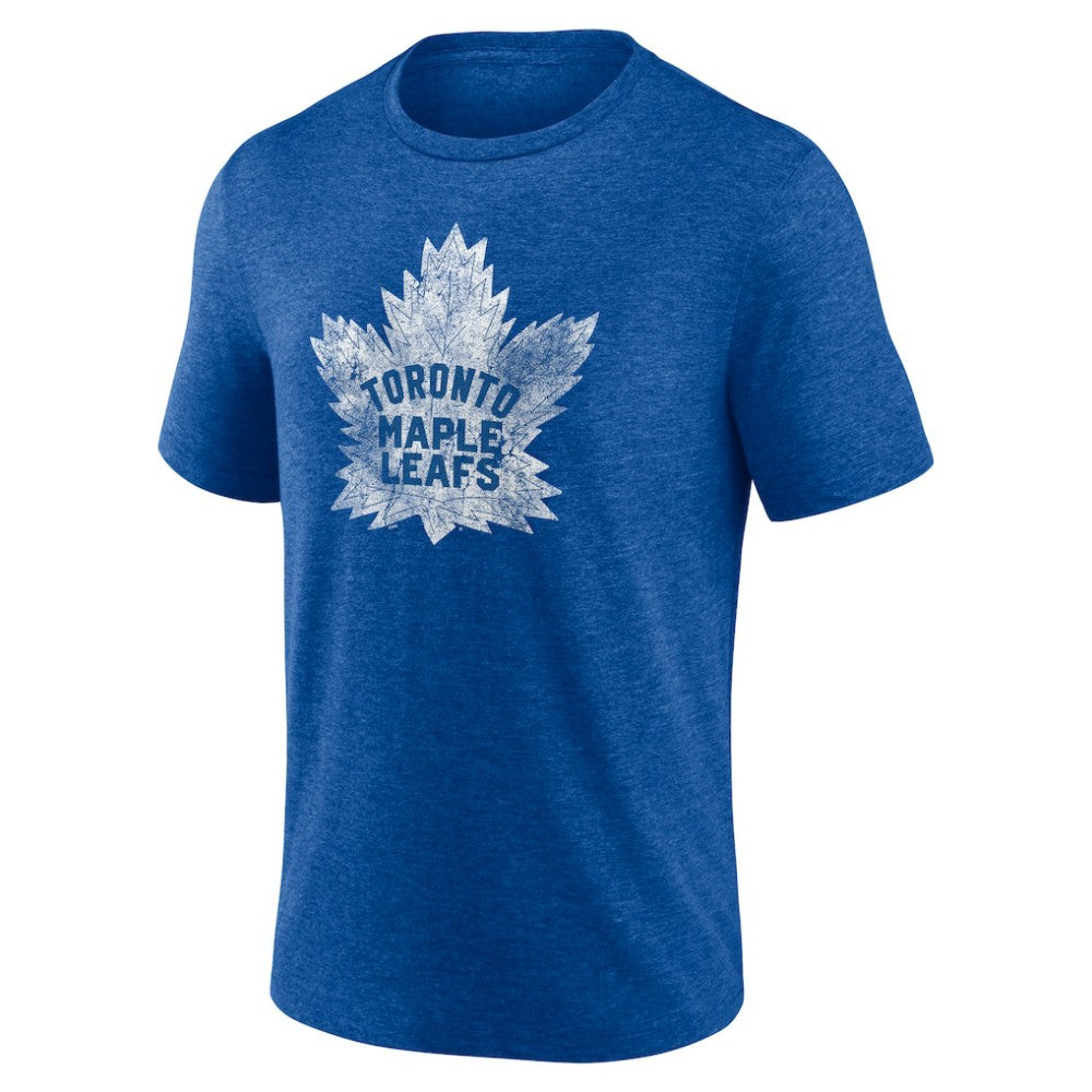 Toronto Maple Leafs - Wraparound Tri-Blend T-Shirt Blue