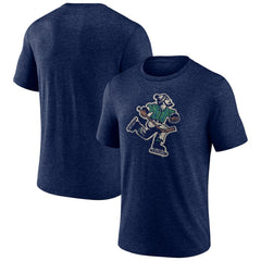 Vancouver Canucks - Wraparound Tri-Blend T-Shirt Navy