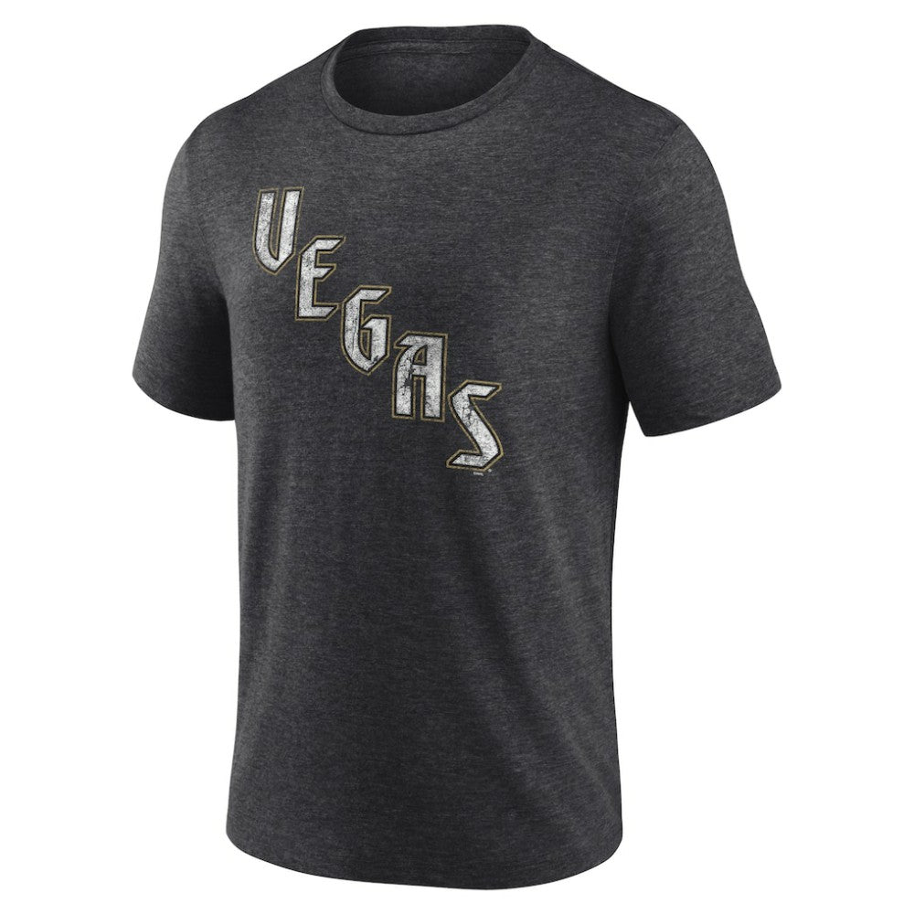 Vegas Golden Knights Wraparound Tri-Blend T-Shirt Charcoal