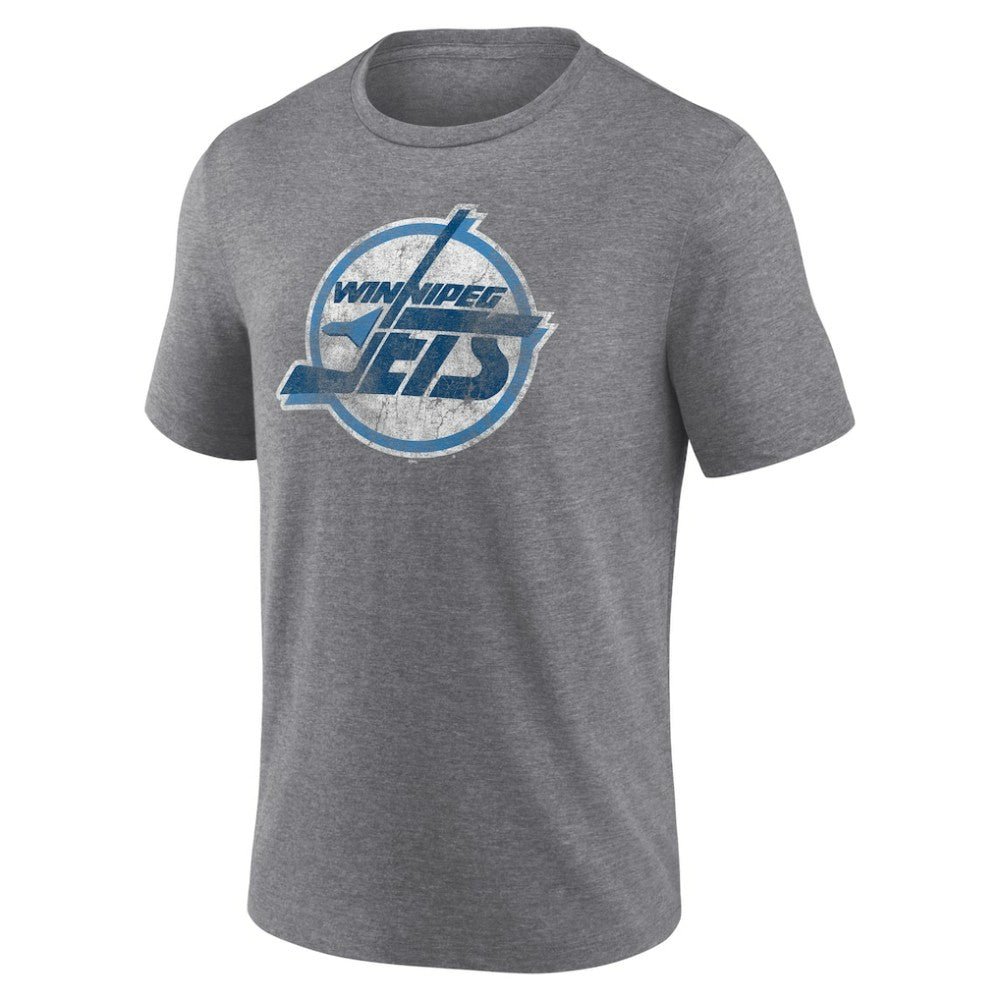 Winnipeg Jets - Wraparound Tri-Blend T-Shirt Heather Gray