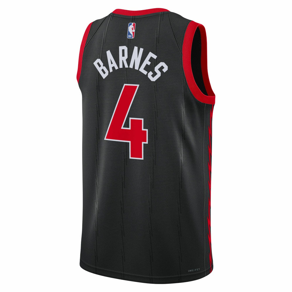 NBA - Scottie Barnes Toronto Raptors Jordan Brand Unisex Swingman Jersey - Statement Edition - Black
