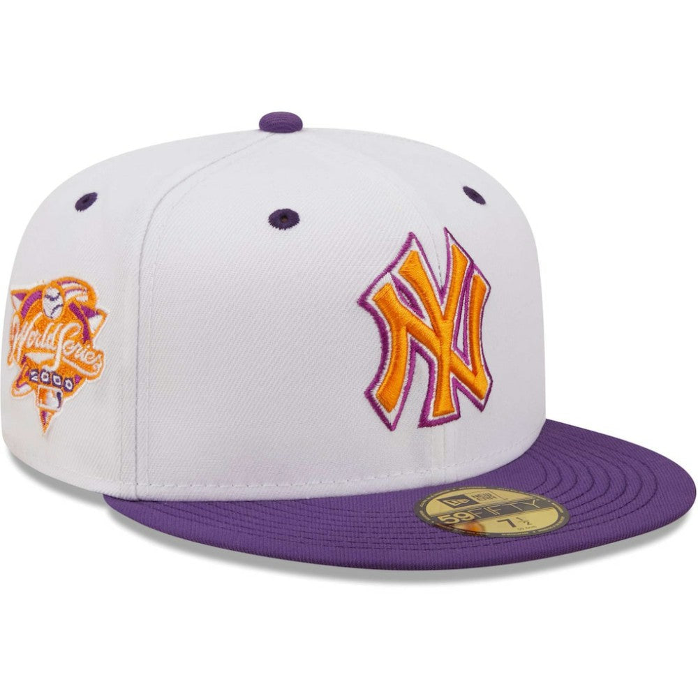 New York Yankees New Era 2000 World Series Grape Lolli 59FIFTY Fitted Hat On Sale