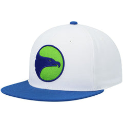 Mitchell & Ness - Atlanta Hawks Hardwood Classics Snapback Hat - White/Royal