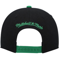 Mitchell & Ness - Boston Celtics Hardwood Classics Snapback Hat - Black/Kelly Green