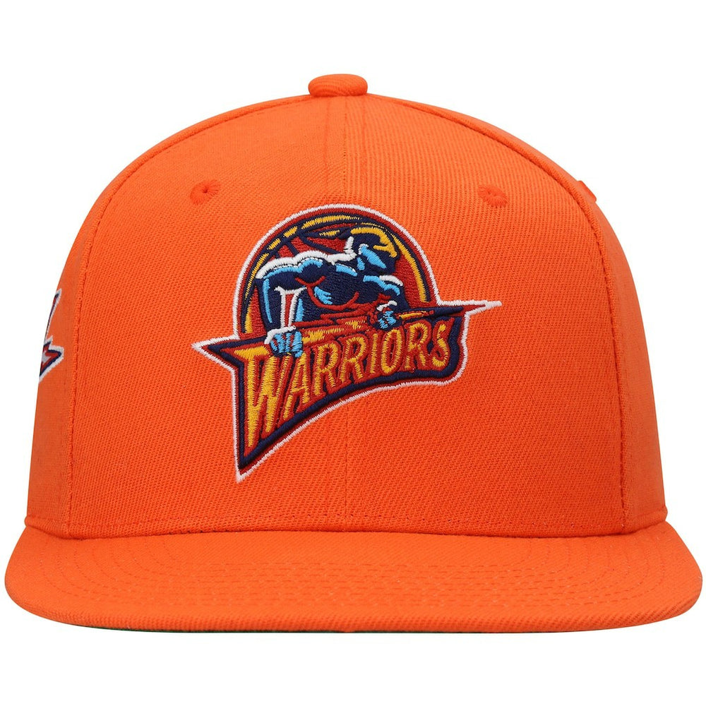 Mitchell & Ness - Golden State Warriors Hardwood Classics Snapback Hat - Orange
