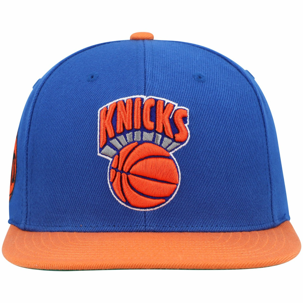 Mitchell & Ness - New York Knicks Hardwood Classics Snapback Hat - Blue/Orange