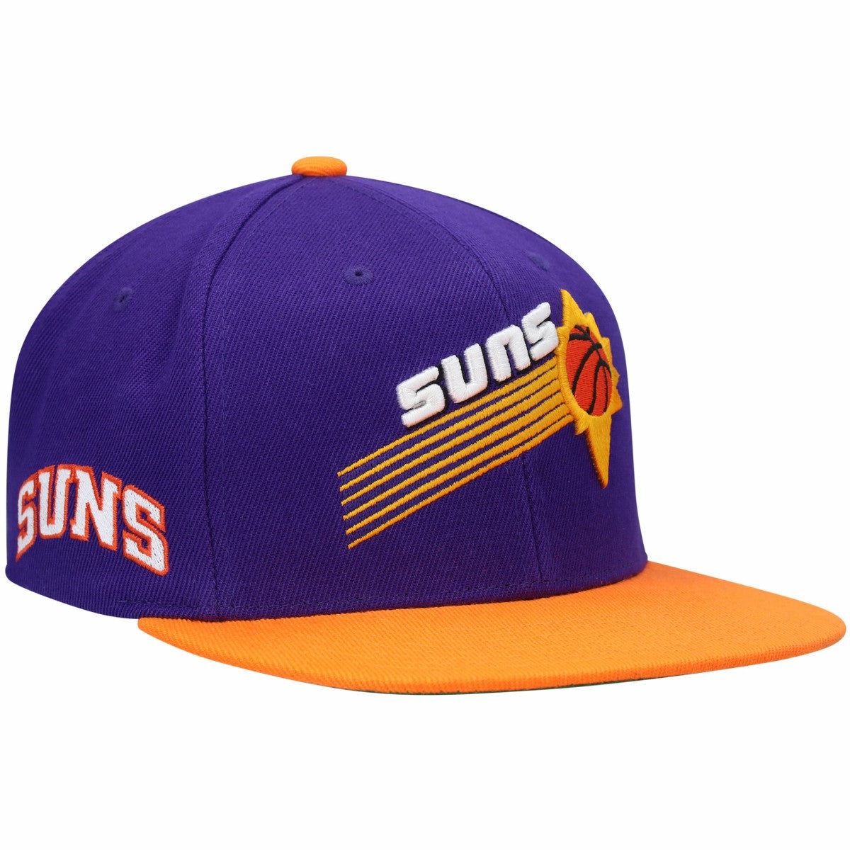 Mitchell & Ness - Phoenix Suns Hardwood Classics Snapback Hat - Purple/Orange
