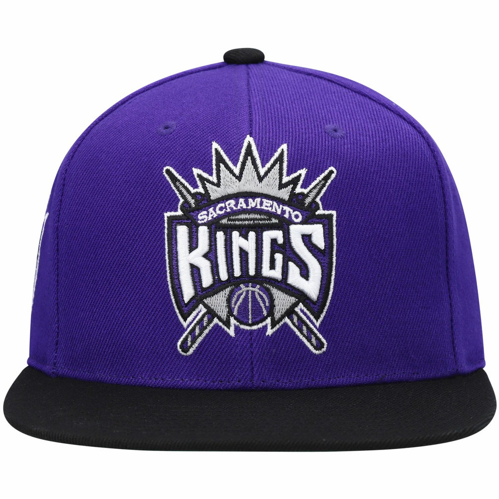 Mitchell & Ness - Sacramento Kings Hardwood Classics Snapback Hat - Purple/Black