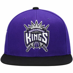 Mitchell & Ness - Sacramento Kings Hardwood Classics Snapback Hat - Purple/Black