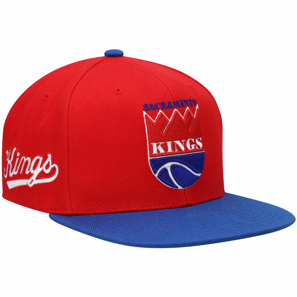 Mitchell & Ness - Sacramento Kings Hardwood Classics Snapback Hat - Red/Royal