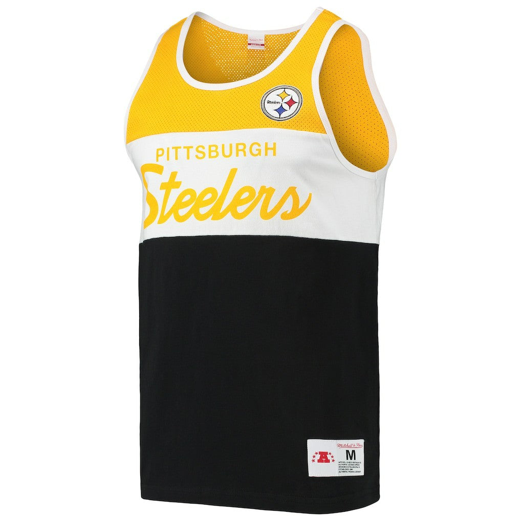 Pittsburgh Steelers Team Tank Top Black - Mitchell & Ness