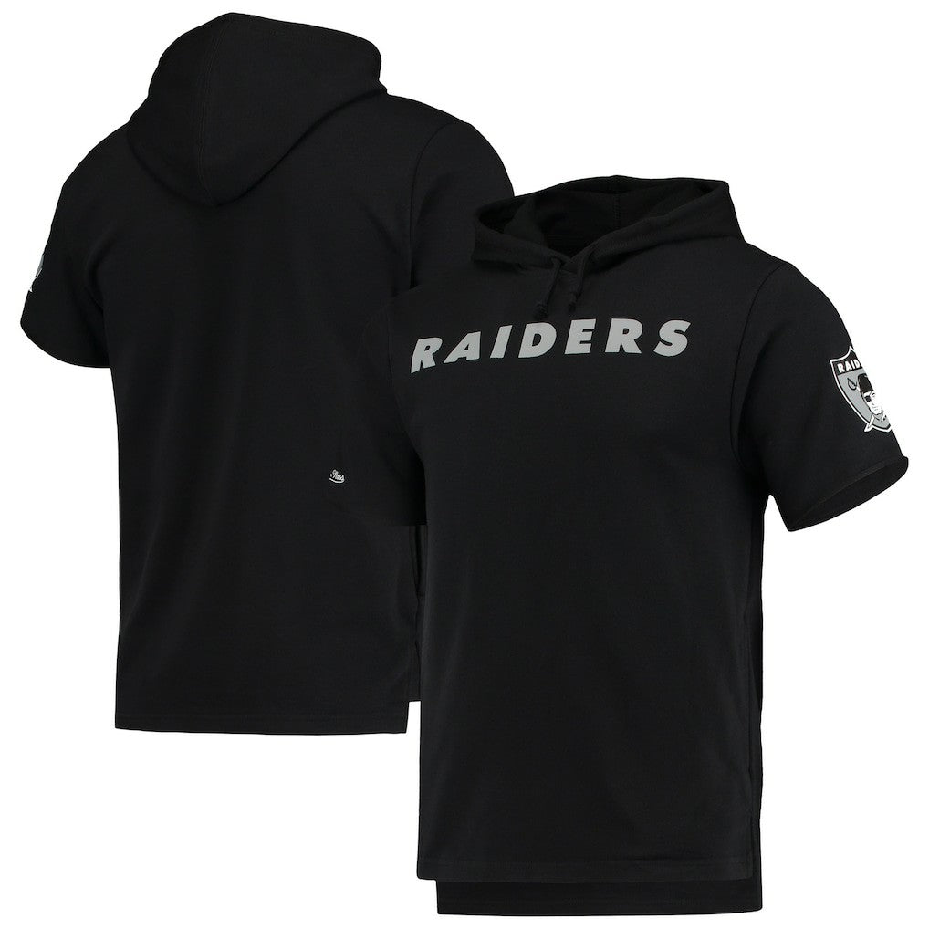 Las Vegas Raiders Game Day Hoodie T-Shirt Black - Mitchell & Ness