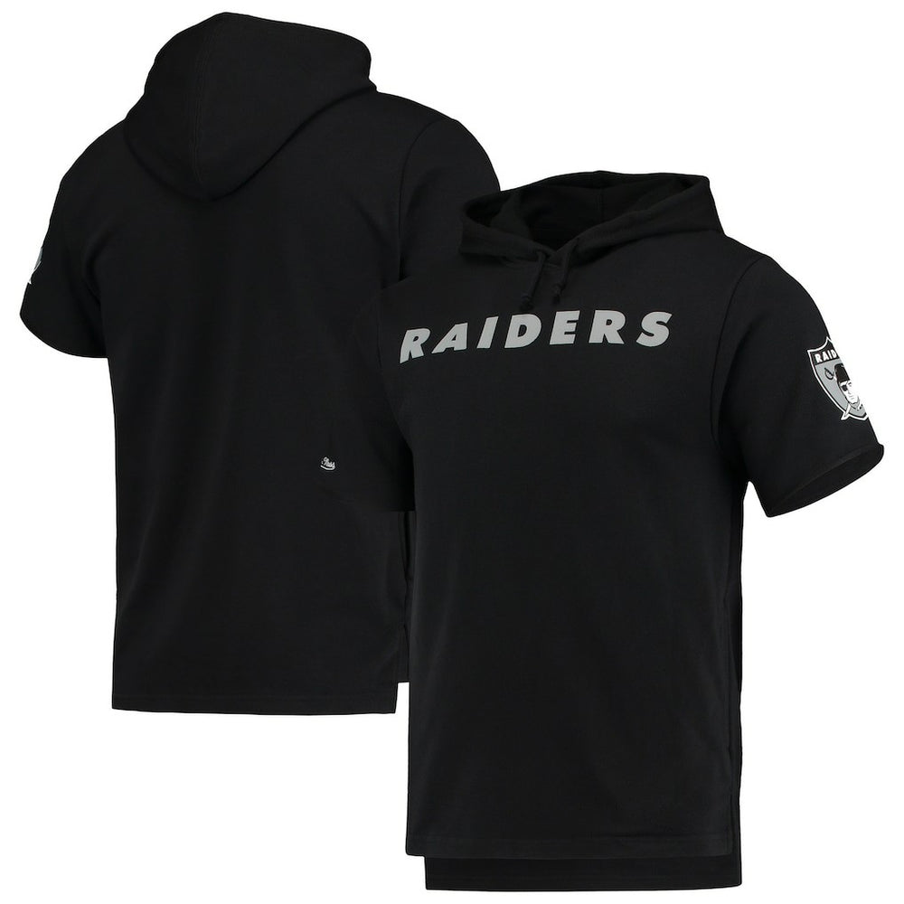 Las Vegas Raiders Game Day Hoodie T-Shirt Black - Mitchell & Ness